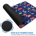 thumbnail image 6 of Long Mouse Pads for Desk,Colorful Dinosaurs Clouds Trees Pattern Desk Mats on Top Of Desks, Desk Mouse Pad Extra Large with 3mm Non-Slip Base and Stitched Edge for Gaming,Office,Work,Home 47.3"x23.6", 6 of 6