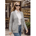 thumbnail image 5 of Women’s Cable Knit Cardigan Sweater Button Down V Neck Long Sleeve Soft Lightweight Knit Open Front Casual Fall Outerwear with Pockets, 5 of 7
