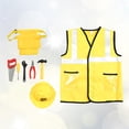 thumbnail image 4 of Conjunto de accesorios para disfraces de ingeniería para niños, disfraz de trabajador de cosplay para fiestas de disfraces, presentaciones en el escenario (talla única), 4 of 8