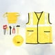 thumbnail image 4 of Conjunto de accesorios para disfraces de ingeniería para niños, disfraz de trabajador de cosplay para fiestas de disfraces, presentaciones en el escenario (talla única), 4 of 8