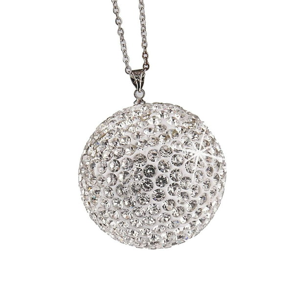 Diamond Crystal Ball Cars Charms Car Pendant for Ornament Rear View
