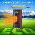 thumbnail image 4 of LifePlus 24" Tower Heater Infrared Quartz Electric Space Heaters 1500W Portable Wood with Remote, 4 of 8