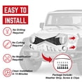 thumbnail image 3 of AMERICAN MODIFIED Front Hawke Grille Compatible with 2007-2018 Jeep Wrangler JK, 3 of 8