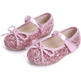 thumbnail image 4 of Toddler Flower Girl Dress Shoes - Girl Ballet Flats Party School Shoes Wedding, 4 of 6