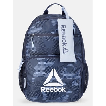 Reebok Kids' Journee 17" Laptop Backpack with Pencil Case, East Coast Geo Camo