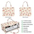 thumbnail image 2 of Large Capacity Tote Bag,Beige Christmas Santa Pattern Handbag Fashion Luxury Tote Bag,15.7"x13"x 5.1" Inches,Laptop Compatible, 2 of 6