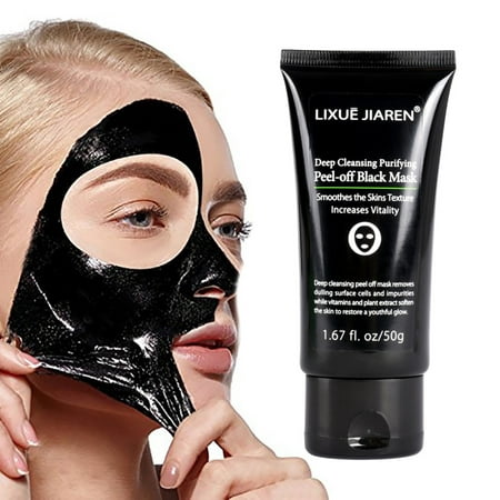 2019 Blackhead Remove Facial Masks Deep Cleansing Purifying Peel Off Black Nud Facail Face Black Mask(1 (Best Blackhead Treatment 2019)