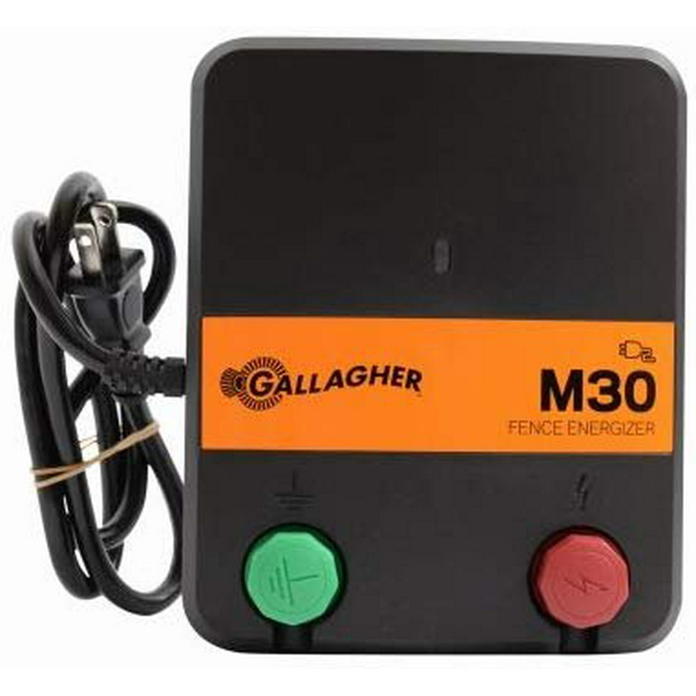 Gallagher North America G331434 Electric Fence Charger, M30, 0.3 Joules