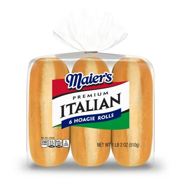 Maier's Premium Italian Hoagie Rolls, 6 count, 18 oz
