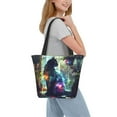 thumbnail image 3 of Ratiio Cosmic Cat In Window Print Shoulder Bag for Women, Polyester Crossbody Purse Lightweight Handbag for Daily Travel and Casual Use, 3 of 6