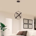thumbnail image 2 of Modern LED Pendant Light, Contemporary Dimmable Chandeliers, Adjustable Circle 3 Rings Ceiling light, Creative 3000K Pendant Light Fixtures for Dining Room Bedroom Kitchen Island Hall, 2 of 7
