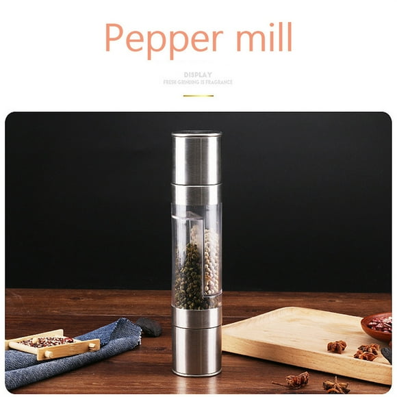 Dvkptbk Pepper Mill Stainless Steel Manual Pepper Grinder Food Mill Restaurant Home Kitchen Tool Home & Garden