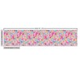 thumbnail image 3 of Ambesonne Cartoon Fabric by the Yard Upholstery, Kawaii Bunnies and Candy, 1 Yard, Turquoise Mustard Pink, 3 of 5