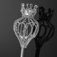 thumbnail image 2 of Corona cetro princesa accesorios de disfraz de mano accesorios de Cosplay cetro para boda fiesta nupcial regalo de cumpleaños Argén Hugo Cetro de hadas, 2 of 10