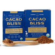 Earth Echo Cacoa Bliss Travel-Sized Organic Superfood Powder with MCT Oil, 15 Servings