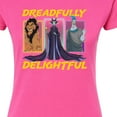 thumbnail image 3 of Disney Villains - Dreadlfully Delightful Scar Maleficent Hades - Juniors Fitted Graphic T-Shirt, 3 of 5