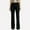 ZA-Black, variant on Frostluinai Bootcut Jeans for Women High Waist Lounge Flare Jeans Solid Color Slim Fit Bell Bottom Denim Pants with Pocket Clearance Deal