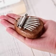 thumbnail image 3 of 8 teclas mini pulgar piano dedo percusión Kalimba Abanopi Kalimba, 3 of 7