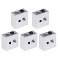 thumbnail image 1 of CIMAXIC 5 Pieces Heater Block Compatible for Makerbot MK7 MK8 3D Printer Heating Block,0.79"X0.39"X0.39", 1 of 4