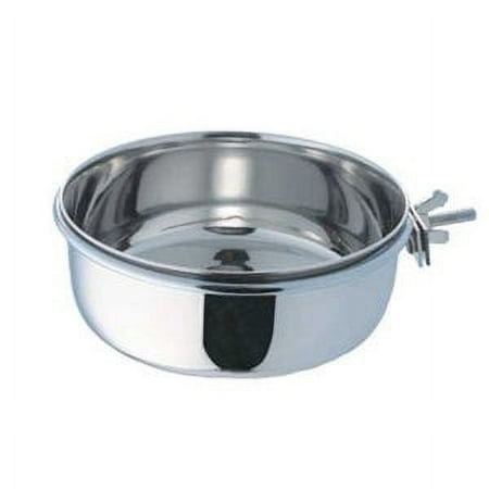 UPC: 0874538001224 | Indipets Stainless Steel Clamp-On Coop Cup 20 OZ