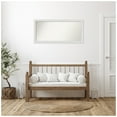 thumbnail image 5 of Amanti Art Custom Framed Wall and Bathroom Mirror (24 x 50 in.), Flair Soft White Frame, 5 of 7