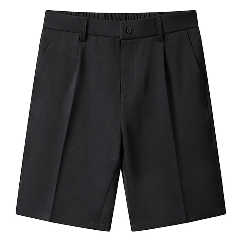black dress shorts men Men's Black Shorts