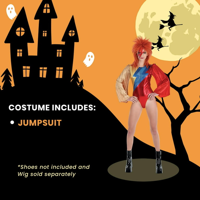 Amscan Glam Rock Bodysuit Adult Costume | S/M Female - Walmart.com