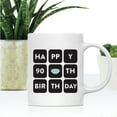 thumbnail image 2 of Koyal Wholesale Zoom Birthday Ceramic Coffee Mug, Happy 90th Birthday, 2 of 5
