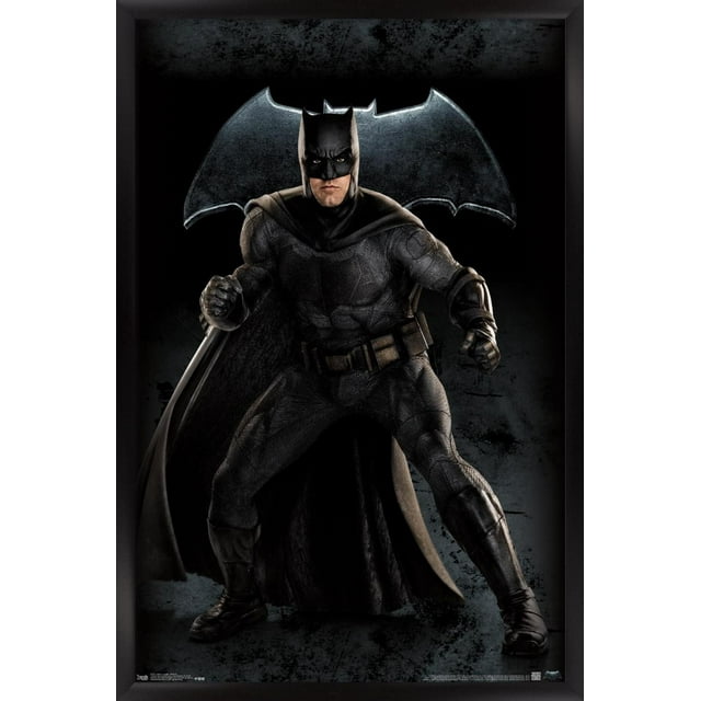 DC Comics Movie - Justice League - Batman Wall Poster, 14.725" x 22.375" Framed