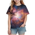thumbnail image 6 of Fnooota Girls T Shirts, Crew Neck Printed Pullover Summer Short Sleeve Tops Multicolor Size 7-8 T, 6 of 7