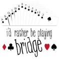 thumbnail image 2 of CafePress - Id Rather Be Playing Bridge Mugs - 11 oz Ceramic Mug - Novelty Coffee Tea Cup, 2 of 4