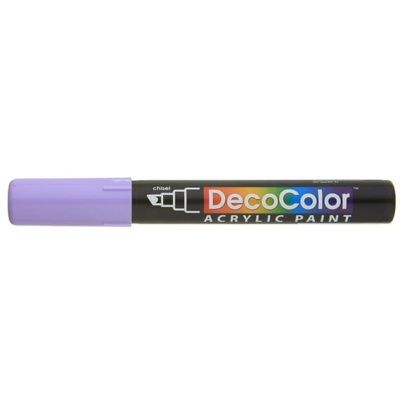 Uchida DecoColor Acrylic Paint Marker, Chisel, Wisteria