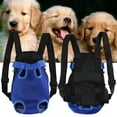 thumbnail image 5 of Gustave Pet Carrier Backpack Adjustable Straps, Legs Out, Pet Front Cat Dog Mesh Carrier Backpack Travel Bag for Small and Medium Dogs and Cats "Black, S", 5 of 11