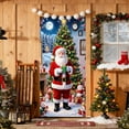 thumbnail image 6 of Cheapark 35 X 72 Inch Christmas Door Cover Curtain - Festive Printed Decor, Vibrant Door & Wall Accent for Christmas Day Parties Indoor Outdoor Home Celebrations, 6 of 6