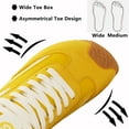 thumbnail image 3 of Gexuson Retro Wide Width Sneakers Classic Casual Walking Shoes Non Slip Shoes for Women 6 Wide, Yellow, 3 of 7