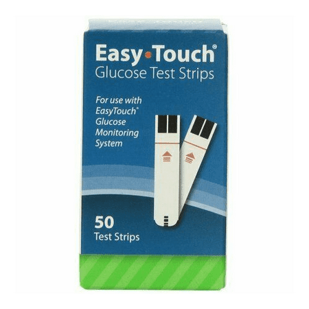 Easy Touch Blood Glucose Test Strips - 50 ct, Pack of 2