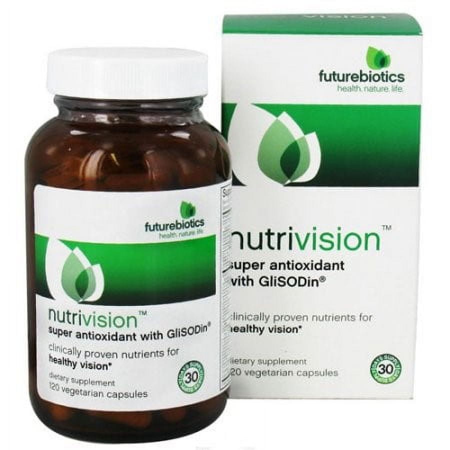 Futurebiotics Nutrivision With Glisodin - 120 Vegetarian Capsules