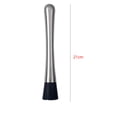 thumbnail image 4 of Bewildely Muddler Acero inoxidable Swizzle Stick Ice Crucher Bar Broken Ice-lolly Lemon Hammer Club Supplies Barra de herramientas 4 21cm, 4 of 6