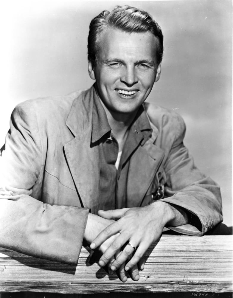 John Lund Leaning in Classic Portrait Photo Print (8 x 10) Walmart