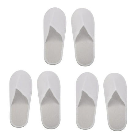 

Disposable Slippers 36 Pairs Closed Toe Disposable Slippers Fit Size for Men and Women for Hotel Spa Guest Used (White)