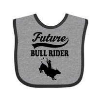Inktastic Future Bull Rider Rodeo Riding Boys Baby Bib