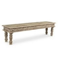 thumbnail image 2 of Driftwood Carved Bench, 2 of 3