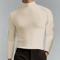 thumbnail image 2 of Garbnen Turtleneck Shirts for Men Mock Neck Long Sleeve Base Layer Men Cold Weather Fitted Winter Warm Men’s Undershirts, 2 of 8