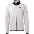 thumbnail image 2 of Men's Cutter & Buck White/Navy Cal Bears Big & Tall Cascade Eco Sherpa Fleece Full-Zip Jacket, 2 of 3