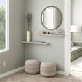 thumbnail image 2 of Ballucci 36" Floating Shelves, 2-Pack Wood Wall Shelf Set with Invisible Brackets, 6" Deep, Gray Oak, 2 of 8