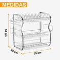 thumbnail image 2 of Escurridor Trastes, Fregadero Para Platos, Acero Inoxidable Magma Life MG178, 2 of 2