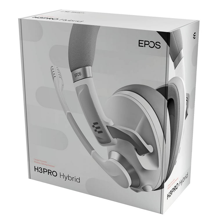 EPOS - EPOS ゲーミングヘッドセット H3PRO HYBRID GHOST WHIT EPOS Audio H3PRO Hybrid Wireless Closed Acoustic Gaming