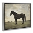 thumbnail image 2 of Stupell Industries Rustic Lodge Distressed Horse Portrait Gray Floating Frame Canvas Art, 21 x 17, by Petals Prints Design, 2 of 8