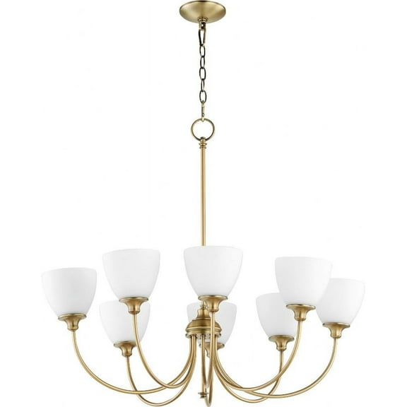 Quorum Lighting - Celeste - 8 Light Chandelier in Transitional style - 32 inches