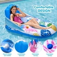 thumbnail image 4 of Livhil Pool Floats for Adults Pool Float and Loungers, Pool Float with Canopy and Headrest, 4 of 7